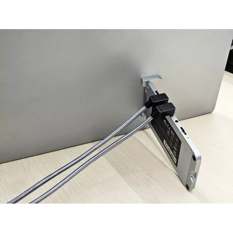 Equip USB 3.2 Gen 2x2 C į C U formos kištuko kabelis, 1,0 m, juodas, M/M, PD240W, 4K/60Hz, 20Gbps