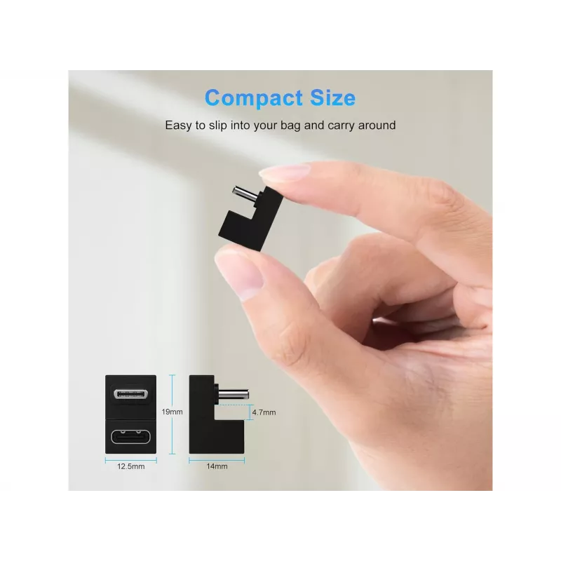 USB-C U formos adapteris Equip 133476 10 Gbps PD 100 W, 2 vnt.
