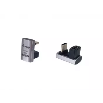 USB 4 C-C U kištuko adapteris Equip 133477 40 Gbps PD 240 W 2 vnt. pakuotė