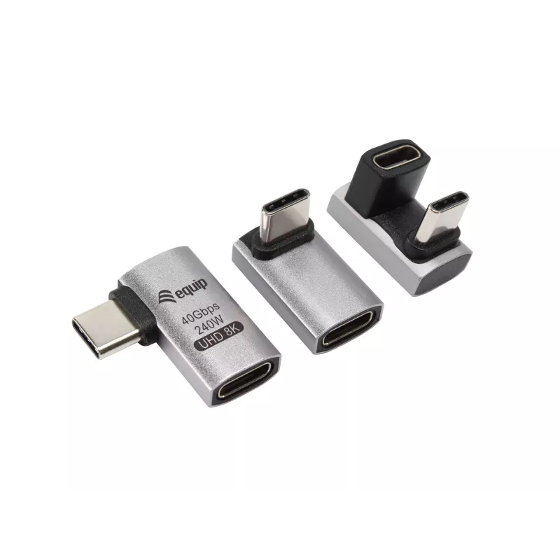 Equip USB 4 C į C adapteris, 40 Gbps, PD 240 W, 3 vnt. pakuotė