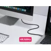 Equip aktyvus optinis USB-C į USB-C laidas, kištukas/kištukas, 15 m, PD 60 W, 4K/60 Hz, 10 Gbps, vaizdas+duomenys+PD