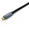 USB C į C kabelis EQUIP 3,0 m — USB 3.2 Gen 2 (10 Gbps), PD100W, 4K/60Hz, juodas