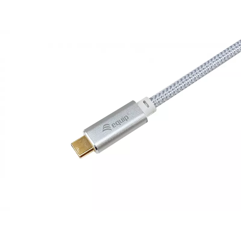 USB-C į USB-C kabelis EQUIP 3,0 m — USB 3.2 Gen 2, 10 Gbps, PD 100W, 4K/60Hz, balta