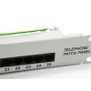 “Equip” 25 prievadų Cat.3 RJ45 ISDN pataisų skydelis, šviesiai pilkas