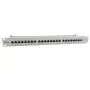 Equip 24 prievadų Cat.6A ekranuotas skirstomasis skydas, šviesiai pilkas, 10/100/1000Base-T(X), Gigabit Ethernet, 1000 Mbit/s, RJ-45, Cat6a, montavimas stove