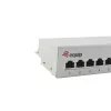 Equip 12 prievadų Cat.6 stalinis pataisos skydelis, šviesiai pilkas, 10/100/1000Base-T(X), Gigabit Ethernet, 1000 Mbit/s, RJ-45, Cat6, 1U