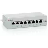Equip 8 prievadų Cat.5e stalinis pataisų skydelis, šviesiai pilkas, RJ-45, auksinis, Cat5e, pilkas, ANSI/TIA/EIA 568, -40 - 80 °C