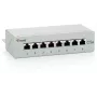 Equip 8 prievadų Cat.5e stalinis pataisų skydelis, šviesiai pilkas, RJ-45, auksinis, Cat5e, pilkas, ANSI/TIA/EIA 568, -40 - 80 °C