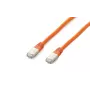 Equip Cat.6A Platinum S/FTP komutacinis kabelis, 3,0 m, oranžinis