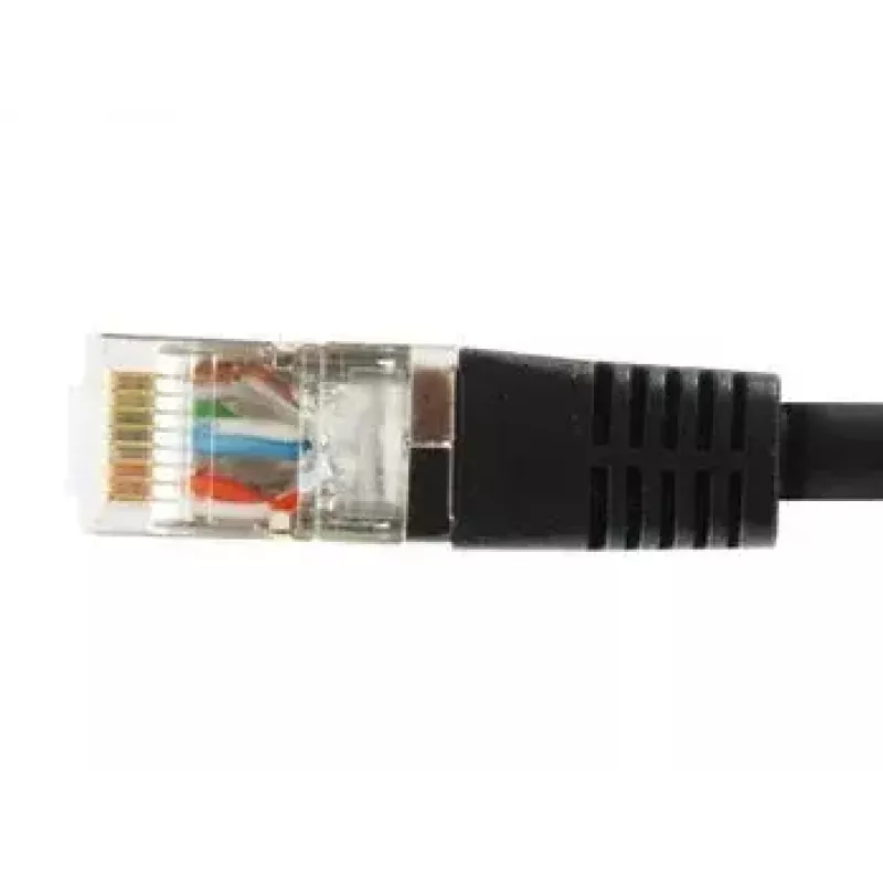 Tinklo kabelis Equip Cat.6A Platinum S/FTP RJ-45 1,0 m juodas