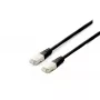 Tinklo kabelis Equip Cat.6A Platinum S/FTP RJ-45 1,0 m juodas