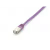 Equip Cat.6A Platinum S/FTP komutacinis kabelis, 1,0 m, violetinė