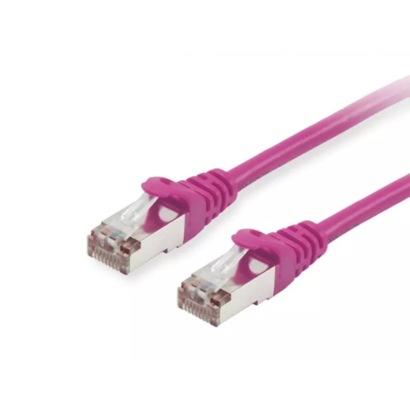 Equip Cat.6 S/FTP komutacinis kabelis, 20 m, violetinė, 20 m, Cat6, S/FTP (S-STP), RJ-45, RJ-45, violetinė