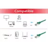 Equip Cat.6A S/FTP komutacinis kabelis, 0,25 m, žalias, 0,25 m, Cat6a, S/FTP (S-STP), RJ-45, RJ-45, žalias