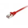 Equip Cat.6A S/FTP komutacinis kabelis, 10m, raudonas