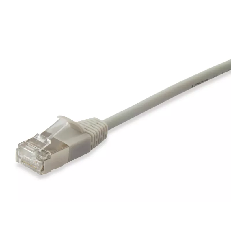 Tinklo kabelis Equip Cat.6A F/FTP plonas komutacinis kabelis RJ-45 10 m smėlio spalvos