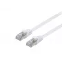 Tinklo kabelis Equip Cat.6A U/FTP plokščias komutacinis kabelis RJ-45 2,0 m baltas
