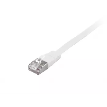 Tinklo kabelis Equip Cat.6A U/FTP plokščias komutacinis kabelis RJ-45 2,0 m baltas