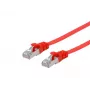 Tinklo kabelis Equip Cat.6A U/FTP plokščias plėstuvinis kabelis RJ-45 2,0 m raudonas