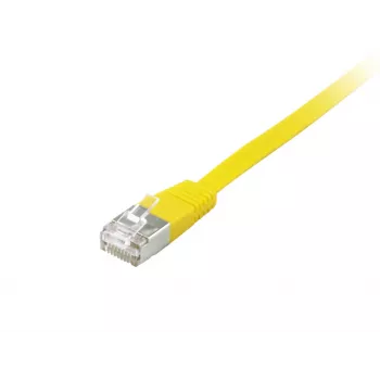 Tinklo kabelis Equip Cat.6A U/FTP Plokščias komutacinis kabelis RJ-45 2 m geltonas