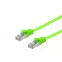 Equip Cat.6A U/FTP plokščias komutacinis kabelis, 10,0 m, žalias, 10 m, Cat6a, U/FTP (STP), RJ-45, RJ-45, žalias