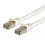 Tinklo kabelis Equip Cat.6A Pro S/FTP komutacinis kabelis RJ-45 Cat6a 1m Baltas
