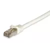 Tinklo kabelis Equip Cat.6A Pro S/FTP komutacinis kabelis RJ-45 Cat6a 1m Baltas