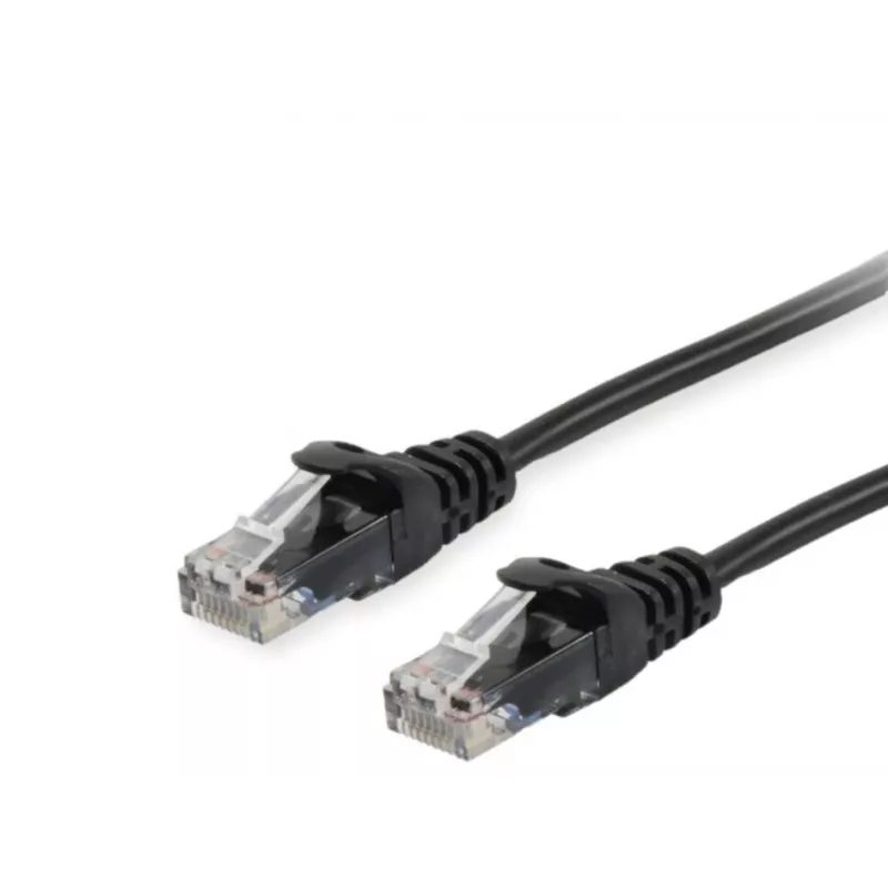 komutacinis kabelis Equip Cat.6A RJ-45 U/UTP 2 m juodas