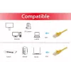 Equip Cat.6A U/UTP komutacinis kabelis, 2 m, geltonas, 2 m, Cat6a, U/UTP (UTP), RJ-45, RJ-45, Geltona