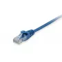 Equip Cat.6A U/UTP komutacinis kabelis, 15 m, mėlynas, 15 m, Cat6a, U/UTP (UTP), RJ-45, RJ-45, mėlynas