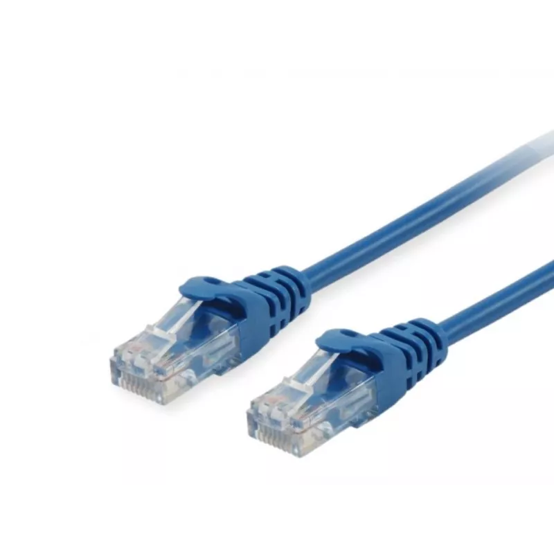 Equip Cat.6A U/UTP komutacinis kabelis, 15 m, mėlynas, 15 m, Cat6a, U/UTP (UTP), RJ-45, RJ-45, mėlynas