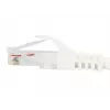 Equip Cat.6A U/UTP komutacinis kabelis, 2,0 m, baltas, 2 m, Cat6a, U/UTP (UTP), RJ-45, RJ-45, baltas