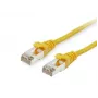 komutacinis kabelis Equip Cat.6A S/FTP RJ-45 0,15 m Geltonas