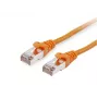 Equip Cat.6A S/FTP plėstuvas, oranžinis, 25 m, 25 m, Cat6a, S/FTP (S-STP), RJ-45, RJ-45, oranžinė