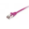 Pataiso kabelis Equip Cat.6A S/FTP RJ-45 0,15 m violetinis