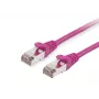 Equip Cat.6 S/FTP komutacinis kabelis, 2,0 m, violetinė, 2 m, Cat6, S/FTP (S-STP), RJ-45, RJ-45, violetinė