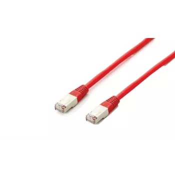 Tinklo kabelis Equip Cat.6A Platinum S/FTP RJ-45 1m raudonas