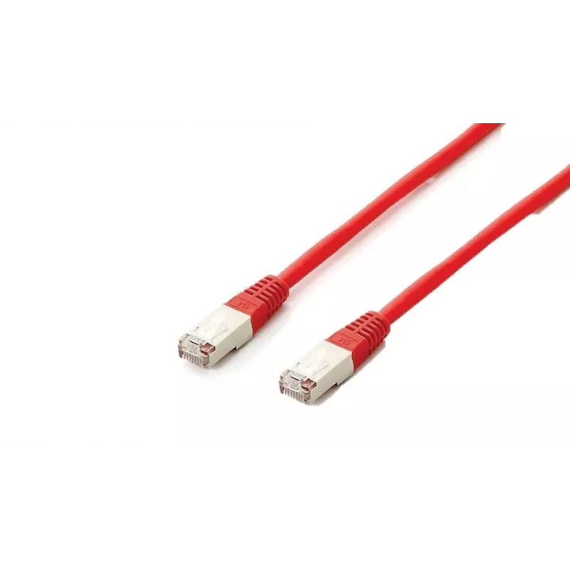 Tinklo kabelis Equip Cat.6A Platinum S/FTP RJ-45 1m raudonas