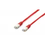 Tinklo kabelis Equip Cat.6A Platinum S/FTP RJ-45 15m raudonas