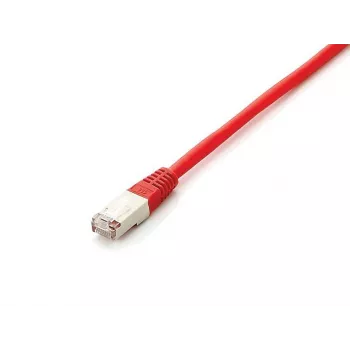 Tinklo kabelis Equip Cat.6A Platinum S/FTP RJ-45 15m raudonas