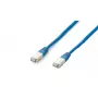 Equip Cat.6A Platinum S/FTP komutacinis kabelis, 15 m, mėlynas