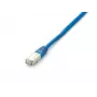 Equip Cat.6A Platinum S/FTP komutacinis kabelis, 1,0 m, mėlynas
