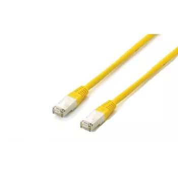 Equip Cat.6A Platinum S/FTP komutacinis kabelis, 5.0m, Geltona, 5 m, Cat6a, S/FTP (S-STP), RJ-45, RJ-45, Geltona