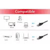 Tinklo kabelis Equip Cat.6A U/UTP komutacinis kabelis RJ-45 Cat6a 1m juodas