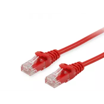 Equip Cat.6A U/UTP komutacinis kabelis, 0,25 m, raudonas