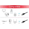 “Equip” Cat.6A U/UTP plakiruotasis laidas, 0,15 m, juodas, 0,15 m, Cat6a, U/UTP (UTP), RJ-45, RJ-45, juodas