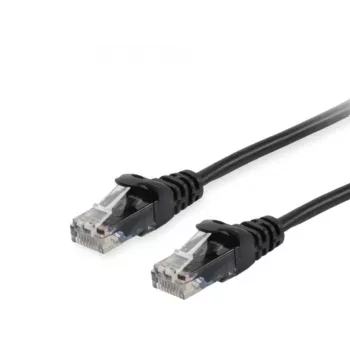 komutacinis kabelis Equip Cat.6A RJ-45 U/UTP 0,25 m juodas
