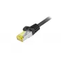 Outdoor komutacinis kabelis EQUIP Cat.6A S/FTP 1,0 m RJ-45 — juoda