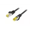 komutacinis kabelis EQUIP Cat.6A S/FTP Lauko 0,25 m, RJ-45 — Juoda