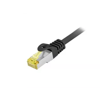 komutacinis kabelis EQUIP Cat.6A S/FTP lauko, 7,5 m, RJ-45–RJ-45, juodas